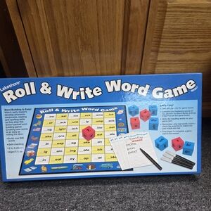 Lakeshore Roll & Write Word Game - Blue and Red